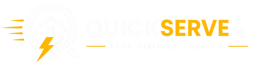 LOGO white-yellow-quickserve.pk